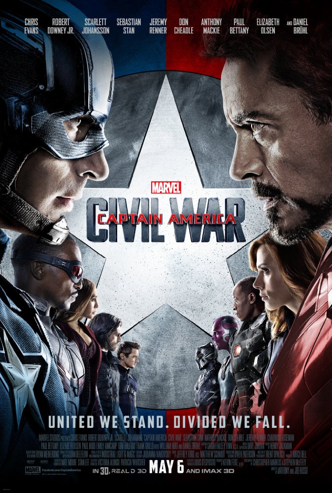 Movie Poster for Captain America: Civil War