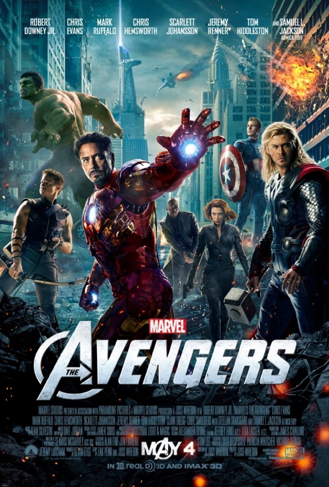 Movie Poster for The Avengers